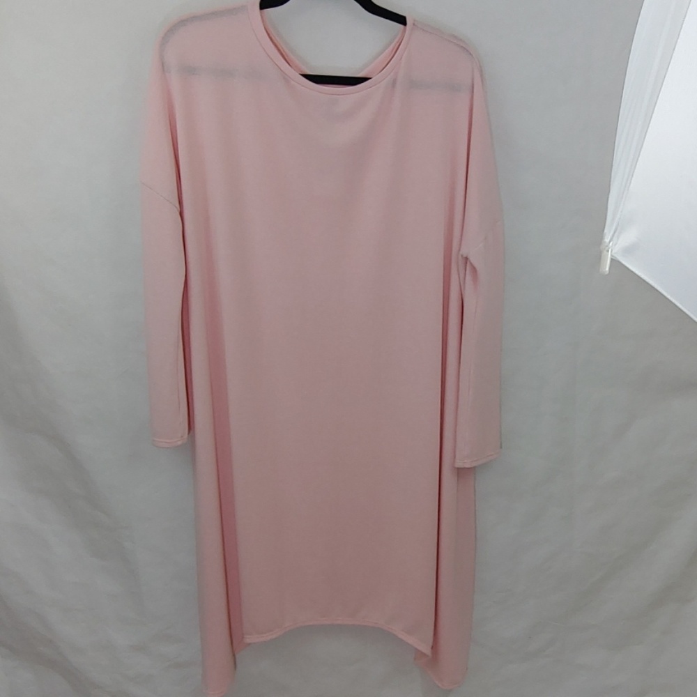 Go Couture Pink Oversized Maxi Dress Small